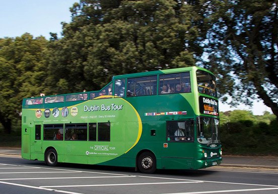 Dublin hop-on and hop-off bus tour