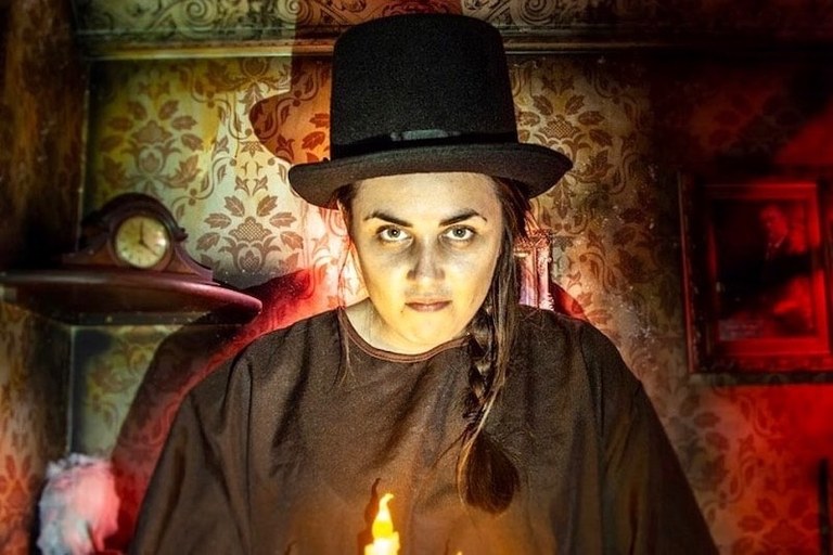 Scary lady dress in black Ghost bus Dublin.jpg