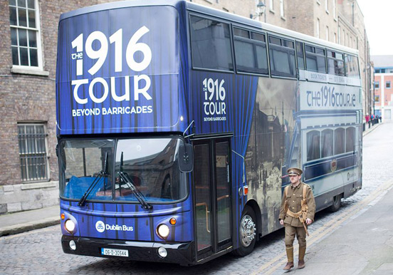 The 1916 Tour bus - Beyond Barricades