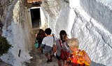 touring the underground village in Sant’Antioco