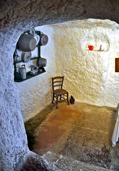 underground necropolis in Sant’Antioco
