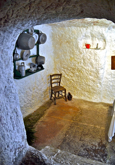underground necropolis in Sant’Antioco