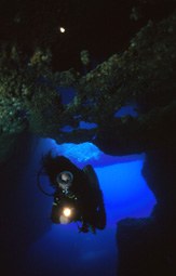 Dive in underwater caverns in Gozo.jpg