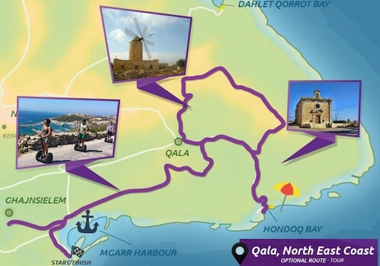 Gozo Qala segway optional tour route map.jpg