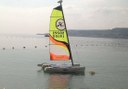 sailing in Malta via catamaran