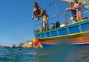kids in private boat charter in Malta