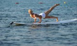 SUP yoga at Mellieha bay