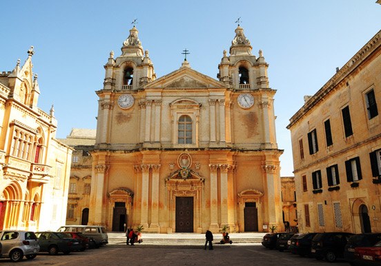 Mdina cathedral in Malta