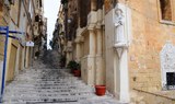 Valletta street in Malta
