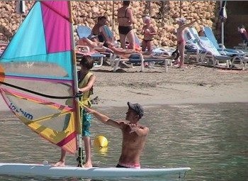 Windsurfing lessons for junior in Malta .jpg