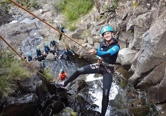abseiling for Madeira canyoning adventure