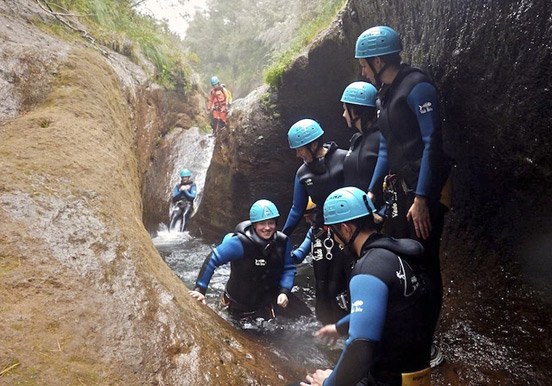 canyoning for beginners in Madeira