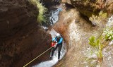canyoning to the river in Madeira