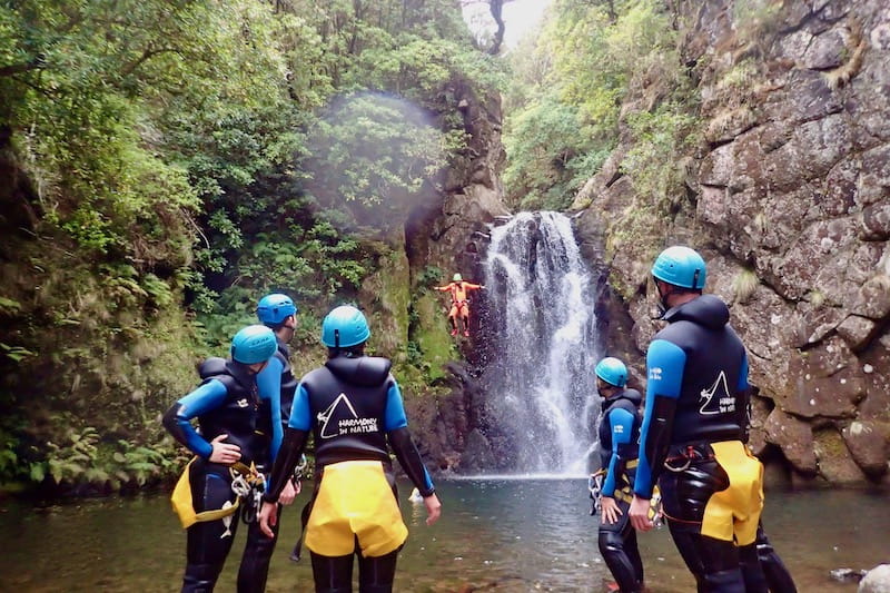 Canyoning in Madeira jumping down waterfall-min.jpeg