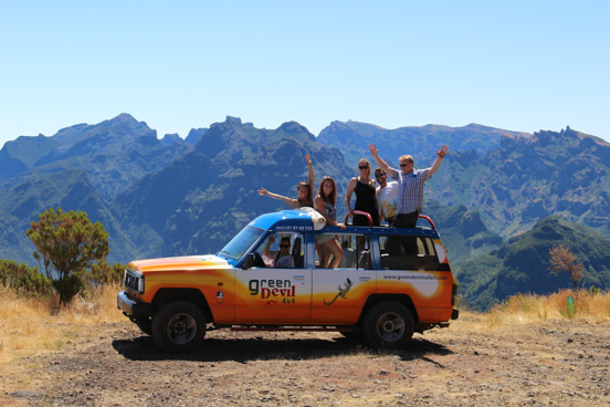 Madeira tour through the mountains