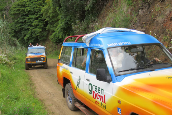 road to Madeira peaks