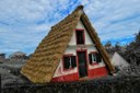 Stone houses in Santana Madeira
