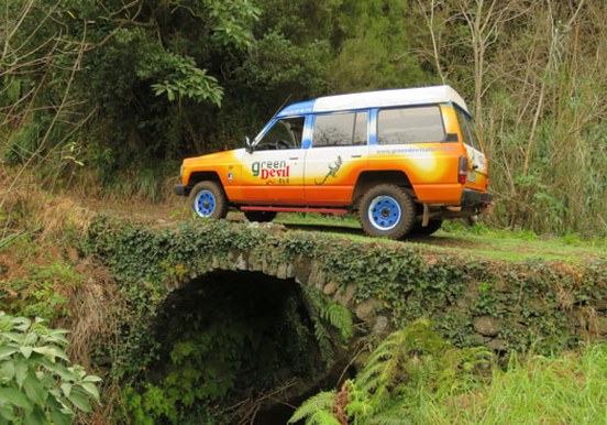 tour through forest in Northeast Madeira