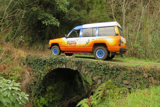 tour through forest in Northeast Madeira