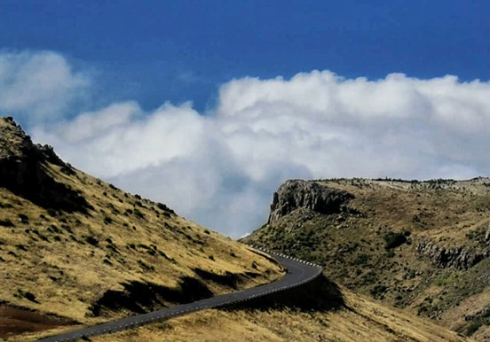 beautiful mountain view in Madeira