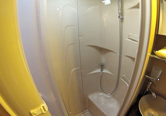 campervan shower for Madeira tours