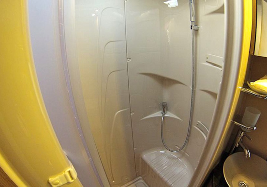 campervan shower for Madeira tours
