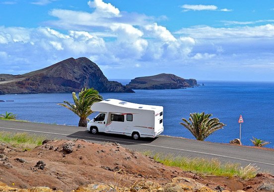 explore Madeira coast via campervan