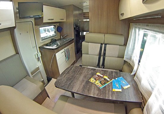 inside a campervan touring in Madeira