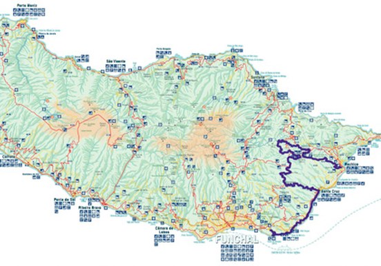 Rising Sun tour route