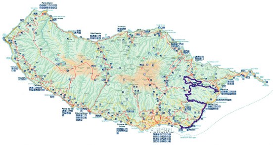 Rising Sun tour route