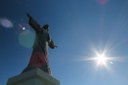 The Sacred Heart Christ statue