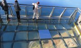 see through glass floor in Cabo Girão