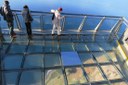 see through glass floor in Cabo Girão