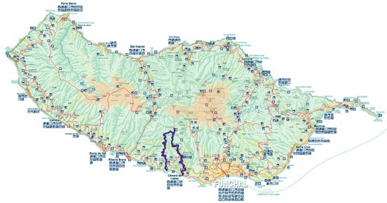 Vineyards and Colours tour route