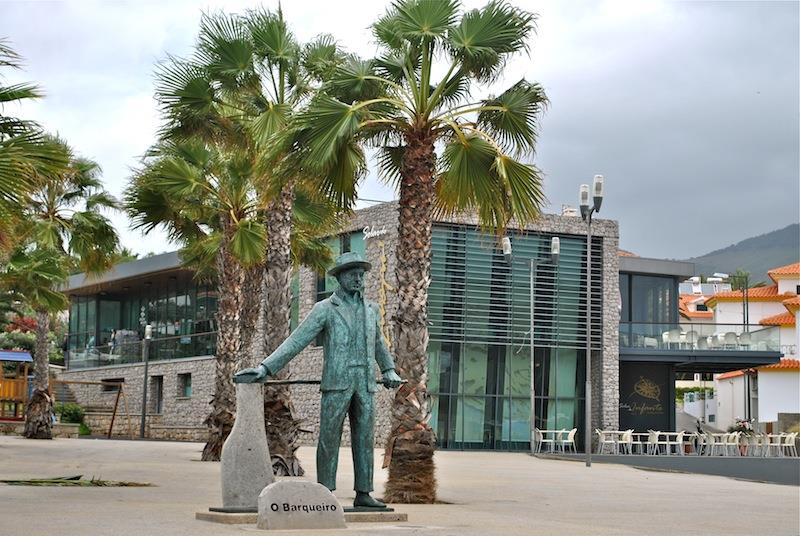 Statue of O Barqueiro- Praca do Barqueiro -square- Porto Santo (Copy).jpg