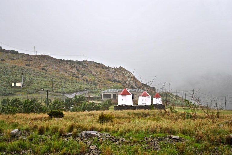 Windmills in Portela, Porto Santo