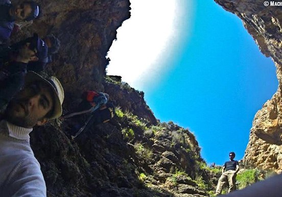 hike in Cueva de la Luz