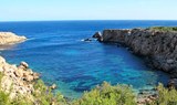 coastal rock formation in Tanit Ibiza
