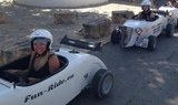 Touring around Ibiza via Hot Rod car
