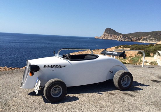 Hot Rod car in Ibiza