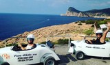 Ibiza hot rod tour overlooking bay