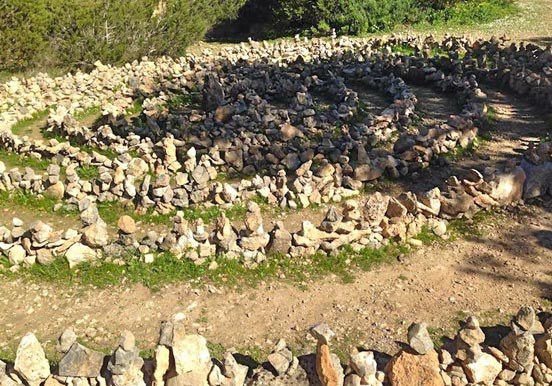stone formations in Sa Pedrera