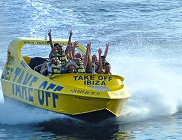 Ibiza jet boat 360°