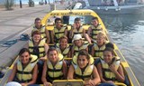 getting ready on jet boat 360° in Ibiza