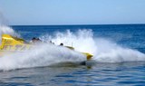 speed up using jet boat 360° in Ibiza