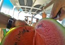 food break on boat for stand up paddle excursion in Ibiza