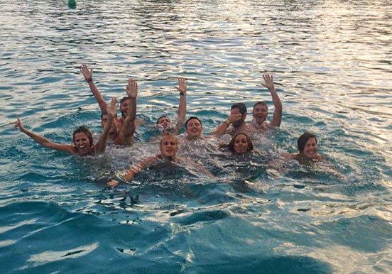 swim in Ibiza via speed boat adventure