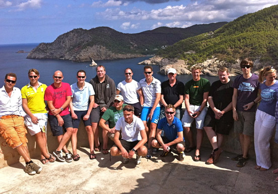 jeep safari tour participants in Ibiza coast