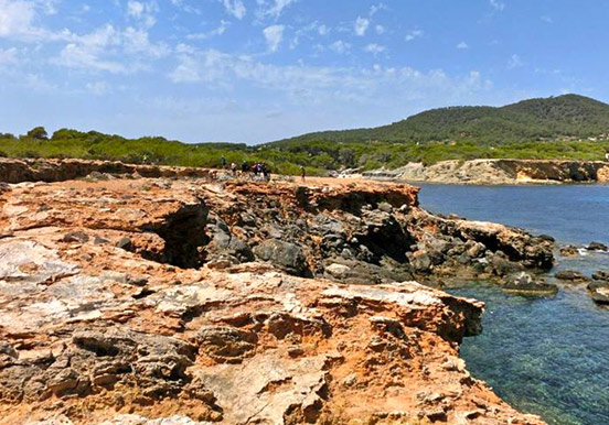 beautiful coast of Ibiza