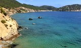Ibiza coastal view for mountain bike tour